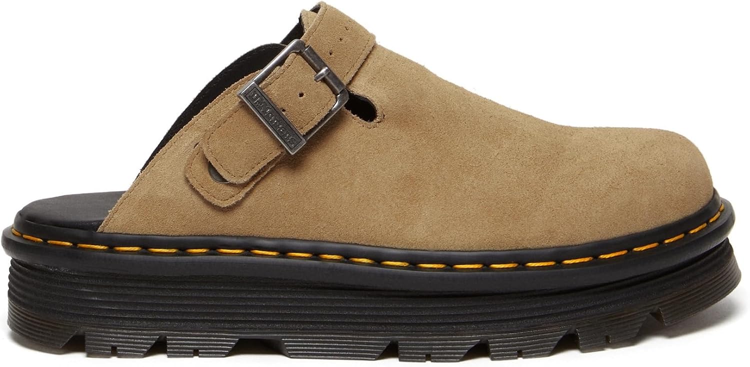 Dr. Martens Unisex Adult Zeb Zag Mule Savannah Tan Eh Suede