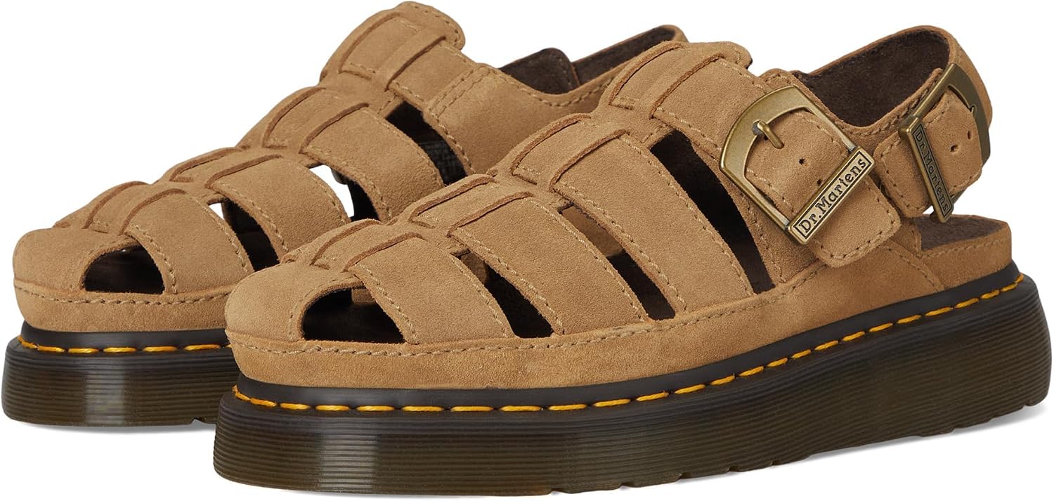 Dr. Martens unisex-adult Wrenlie Savannah Tan