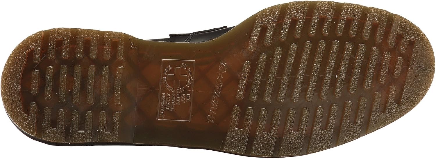 Dr. Martens Unisex Adrian Slip-On Loafer Black Polished Smooth