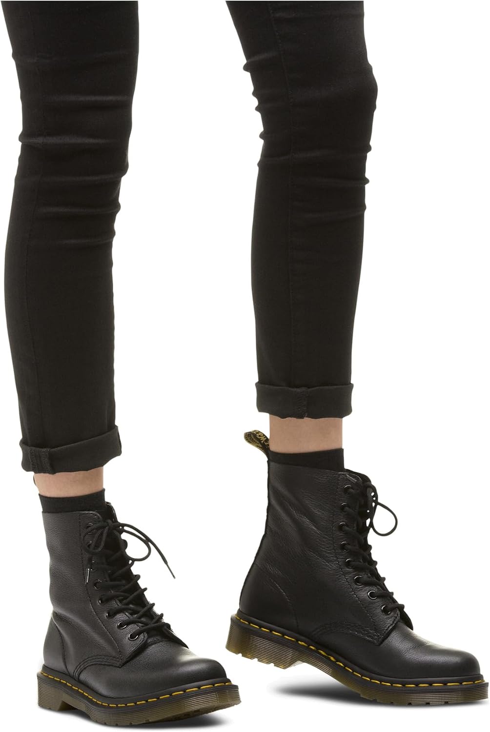 Dr. Martens Women's 1460 Pascal Mid Calf Boot Black Virginia