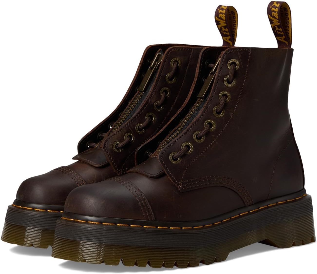 Dr. Martens Unisex Sinclair Jungle Boot, Dark Brown Crazy Horse, 4UK, 6 US Women5 US Men