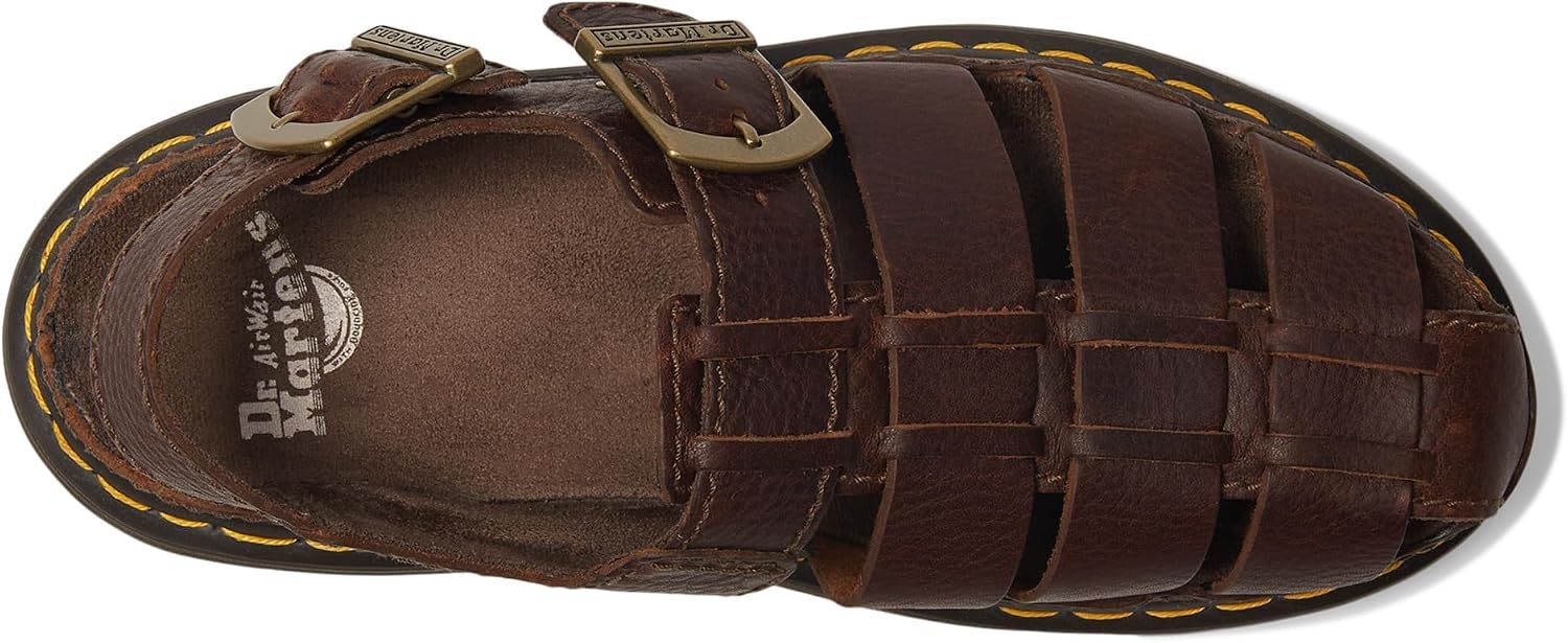 Dr. Martens unisex-adult Wrenlie Dark Brown