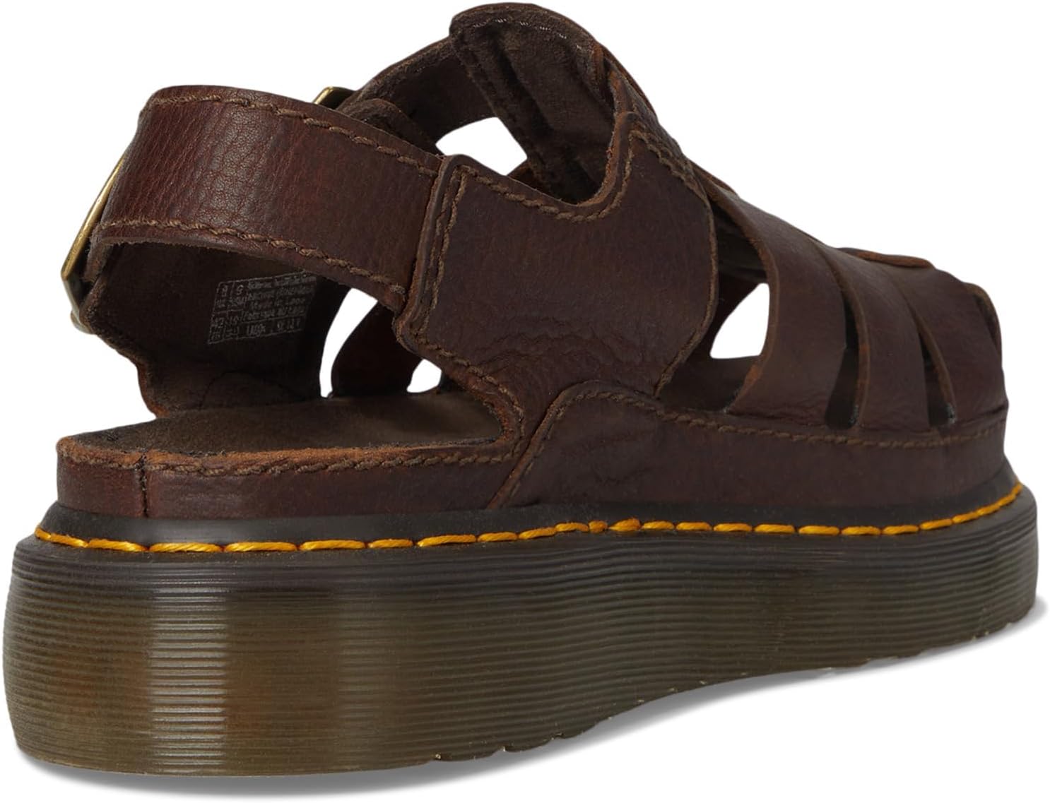 Dr. Martens unisex-adult Wrenlie Dark Brown