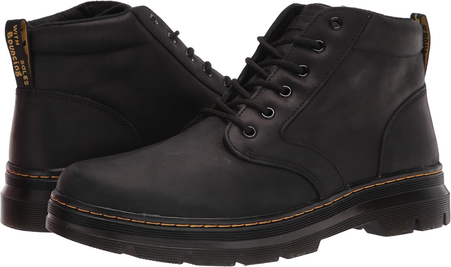 Dr. Martens Unisex Adult Bonny Leather 6 Eye Boot Black Wyoming