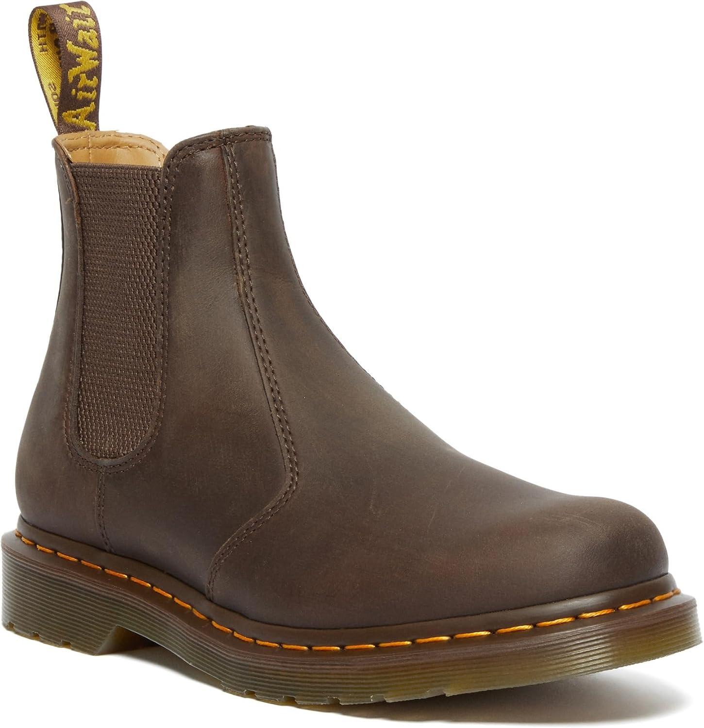 Dr. Martens Unisex Chelsea Boot Black US Men Brown Crazy Horse