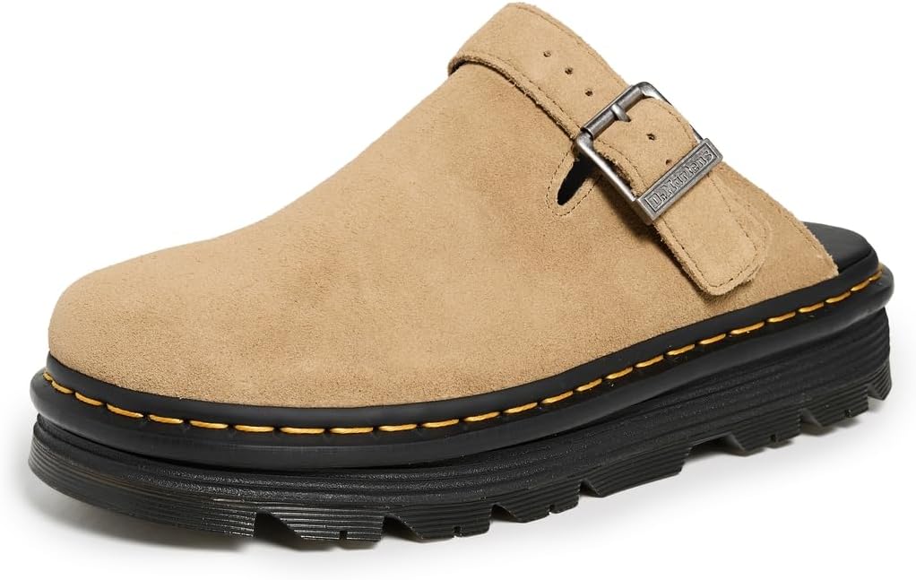 Dr. Martens Unisex Adult Zeb Zag Mule Savannah Tan Eh Suede