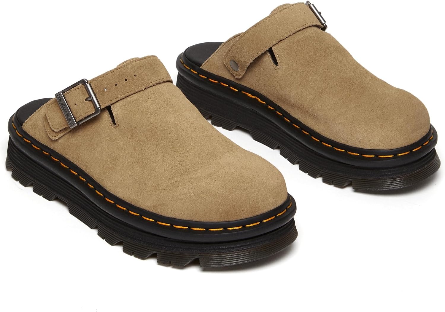 Dr. Martens Unisex Adult Zeb Zag Mule Savannah Tan Eh Suede