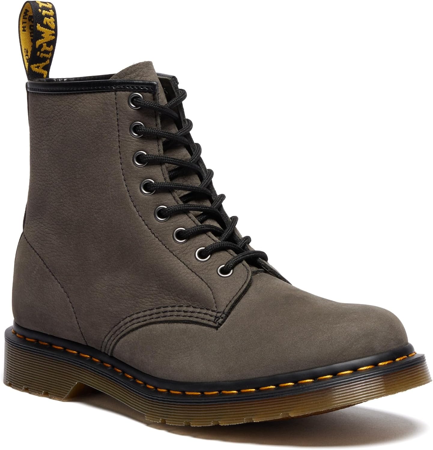 Dr. Martens Unisex Adult 1460 Milled Nubeck Wp Gunmetal