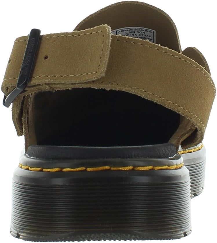 Dr. Martens Men's Carlson Mules Savannah Tan Eh Suede Mb