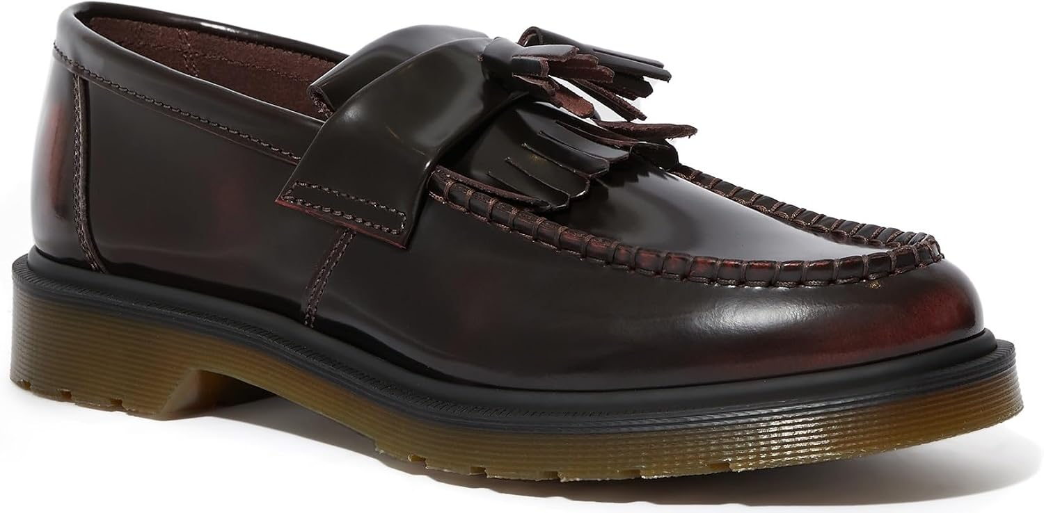 Dr. Martens Men's Adrian Cherry Red Arcadia