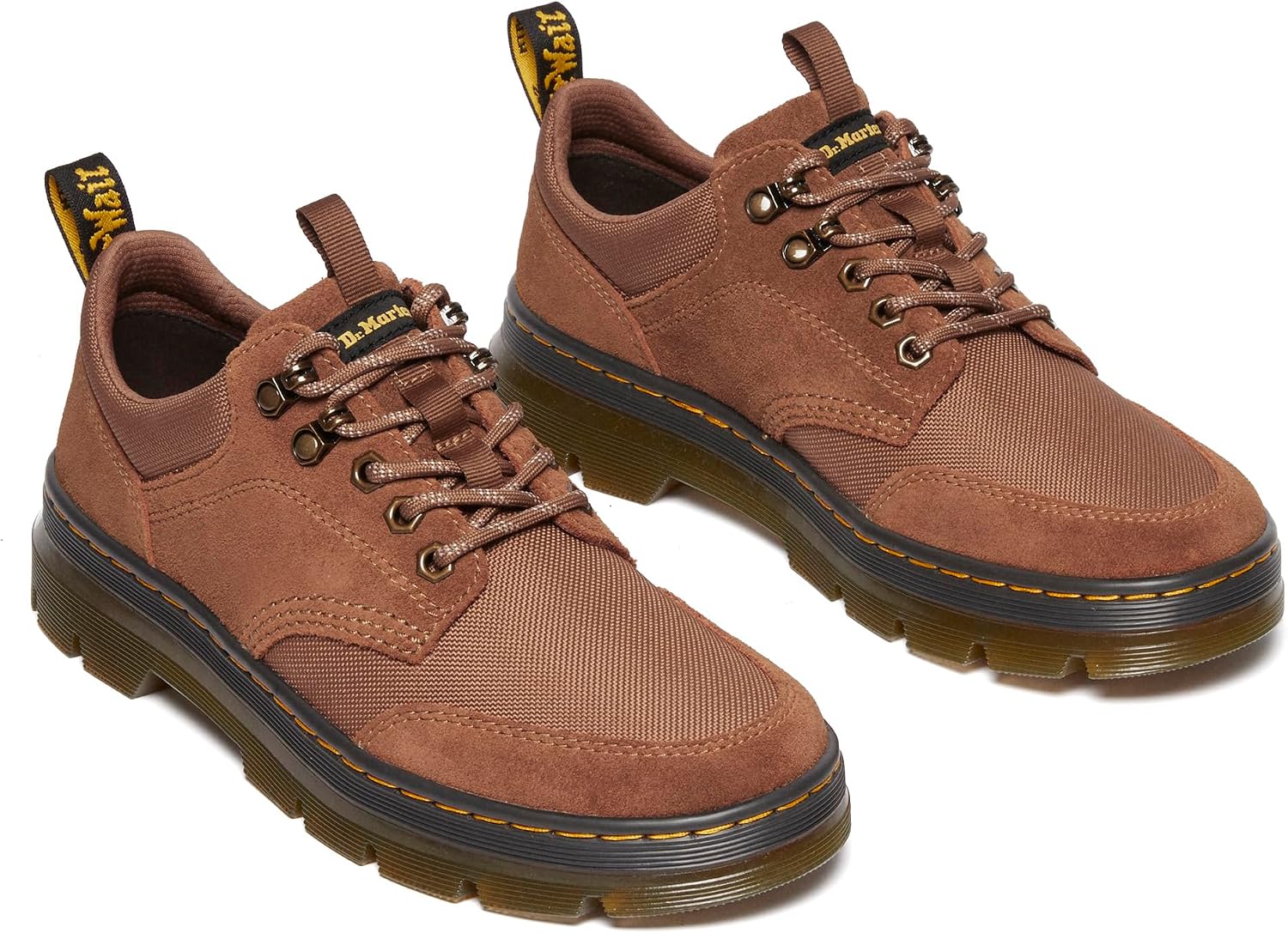 Dr. Martens Reeder Leather Desert Brown Bronx Suede+extra Tough 5050