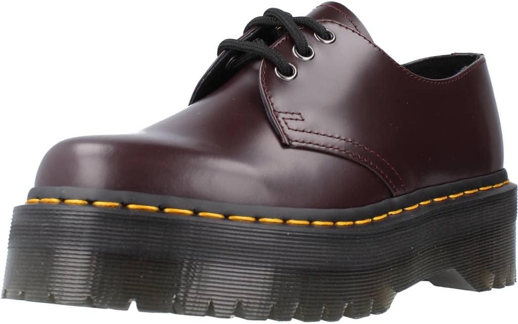 Dr. Martens Unisex-Adult V 1461 Quad Mono Burgundy