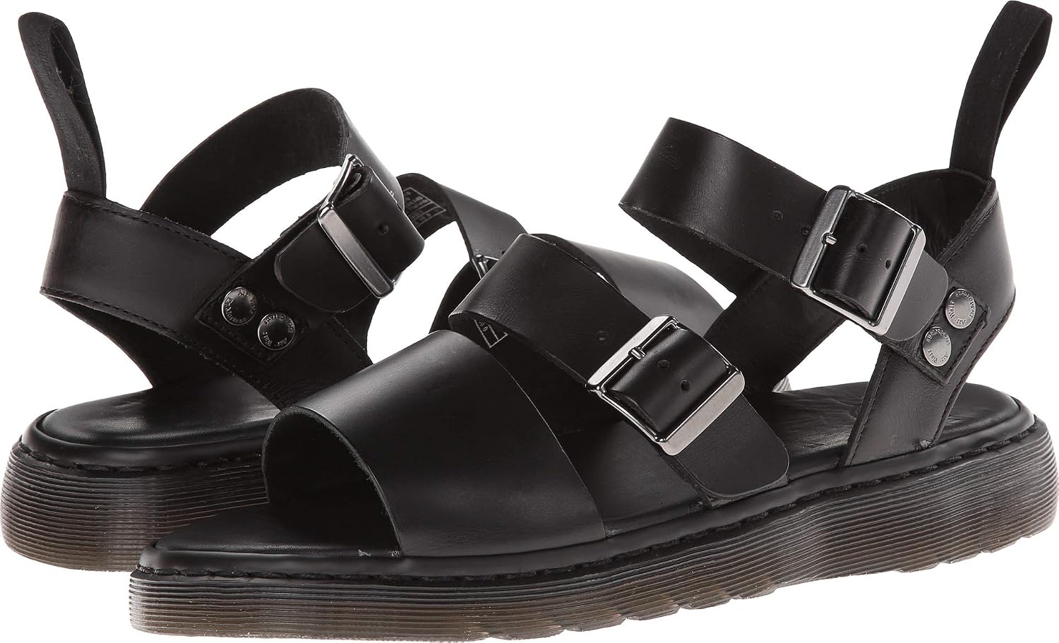 Dr. Martens Unisex Gryphon Gladiator Sandal Black