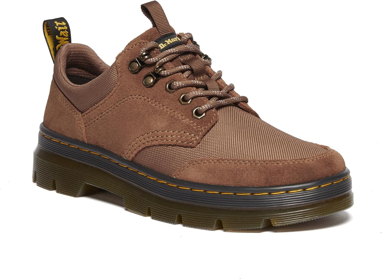 Dr. Martens Reeder Leather Desert Brown Bronx Suede+extra Tough 5050