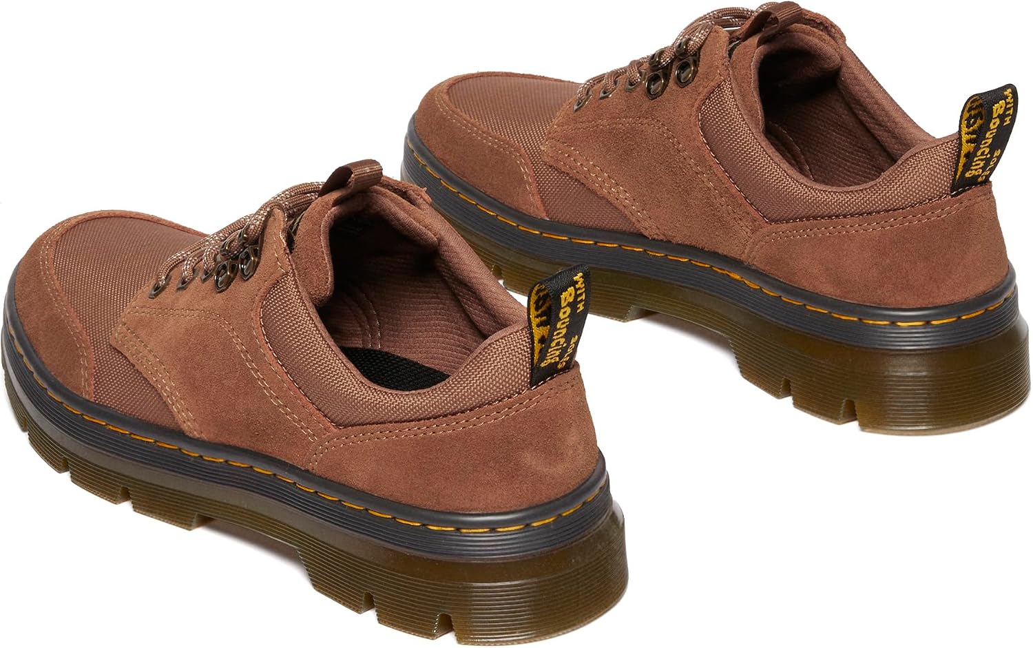Dr. Martens Reeder Leather Desert Brown Bronx Suede+extra Tough 5050