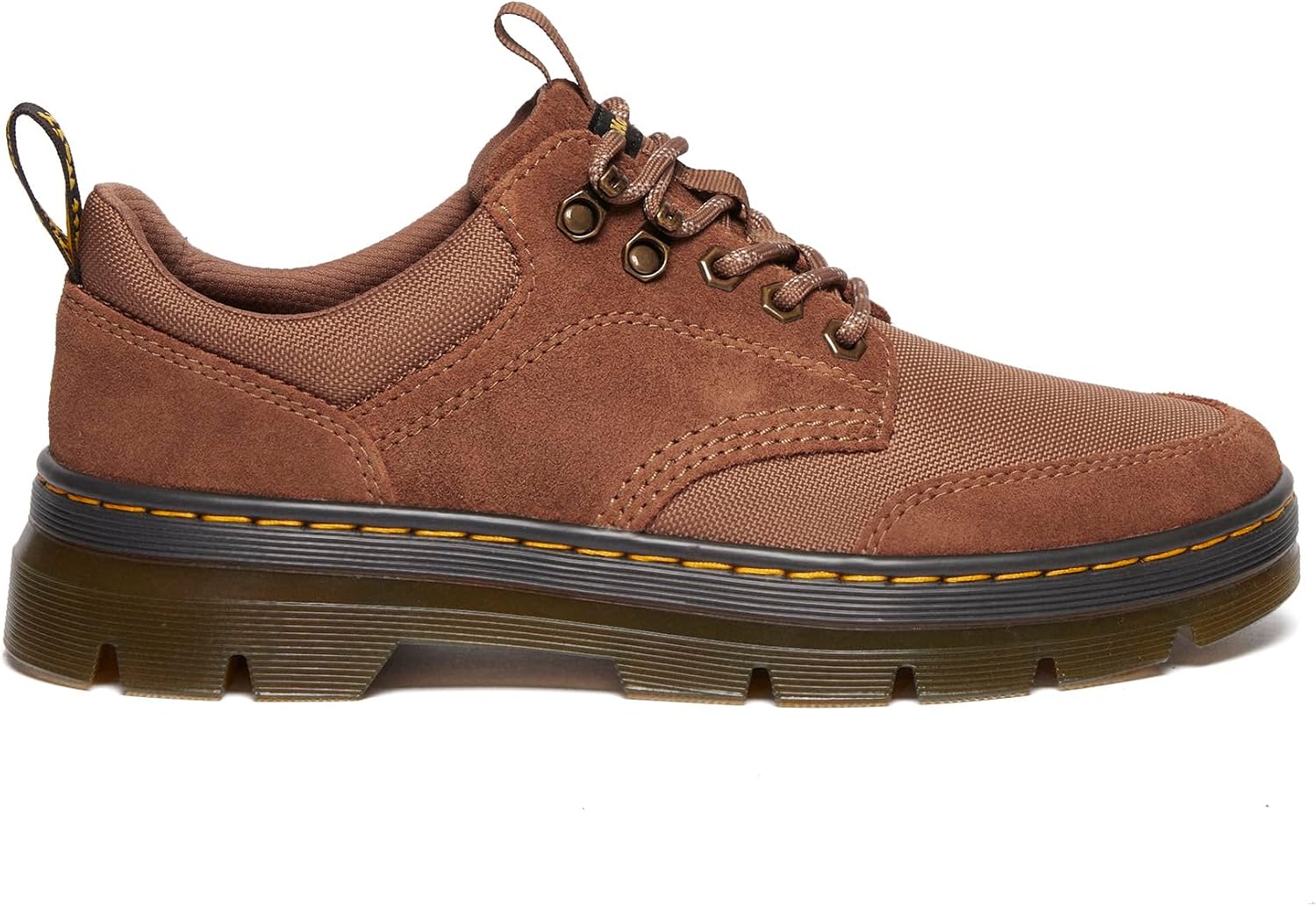 Dr. Martens Reeder Leather Desert Brown Bronx Suede+extra Tough 5050