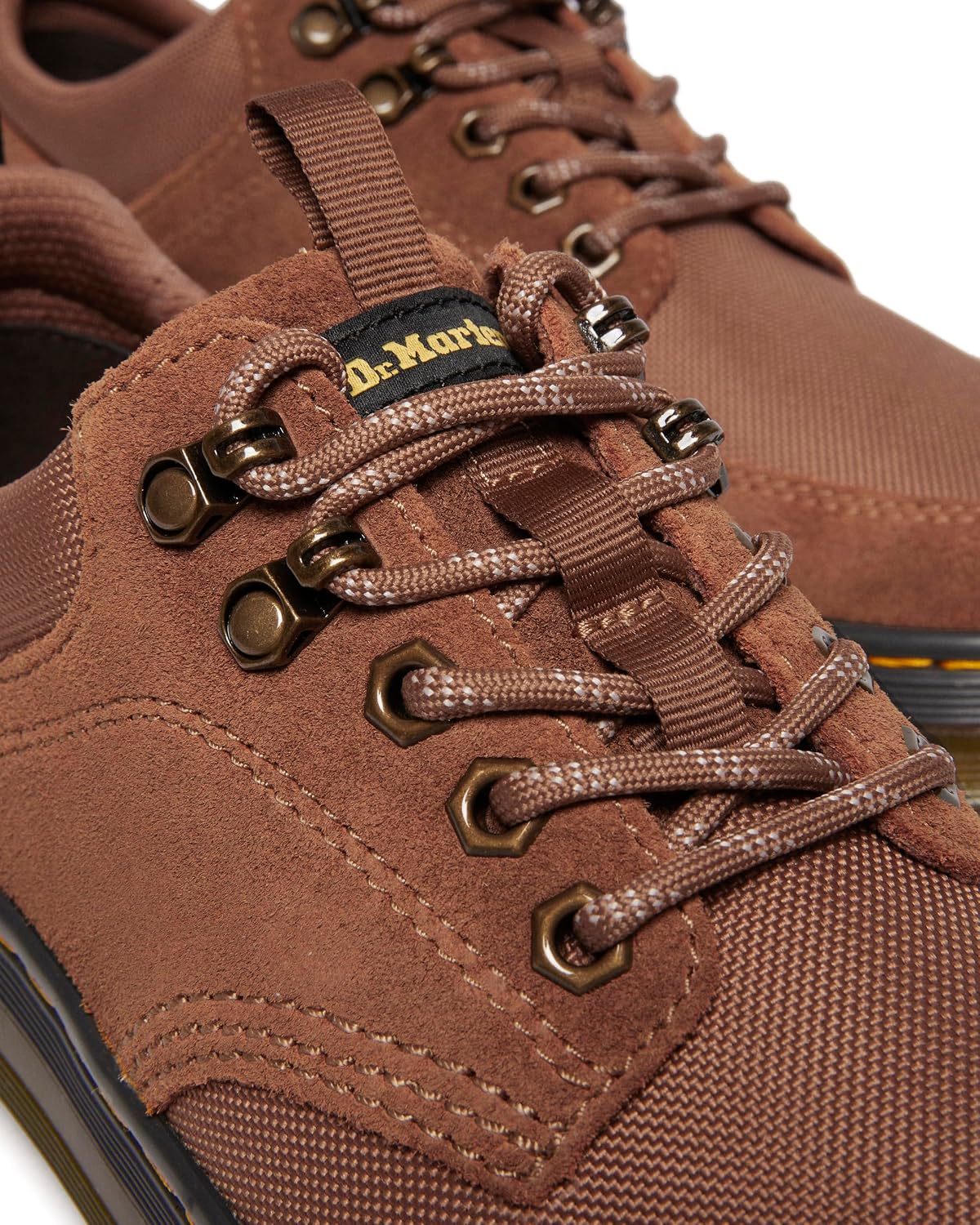 Dr. Martens Reeder Leather Desert Brown Bronx Suede+extra Tough 5050