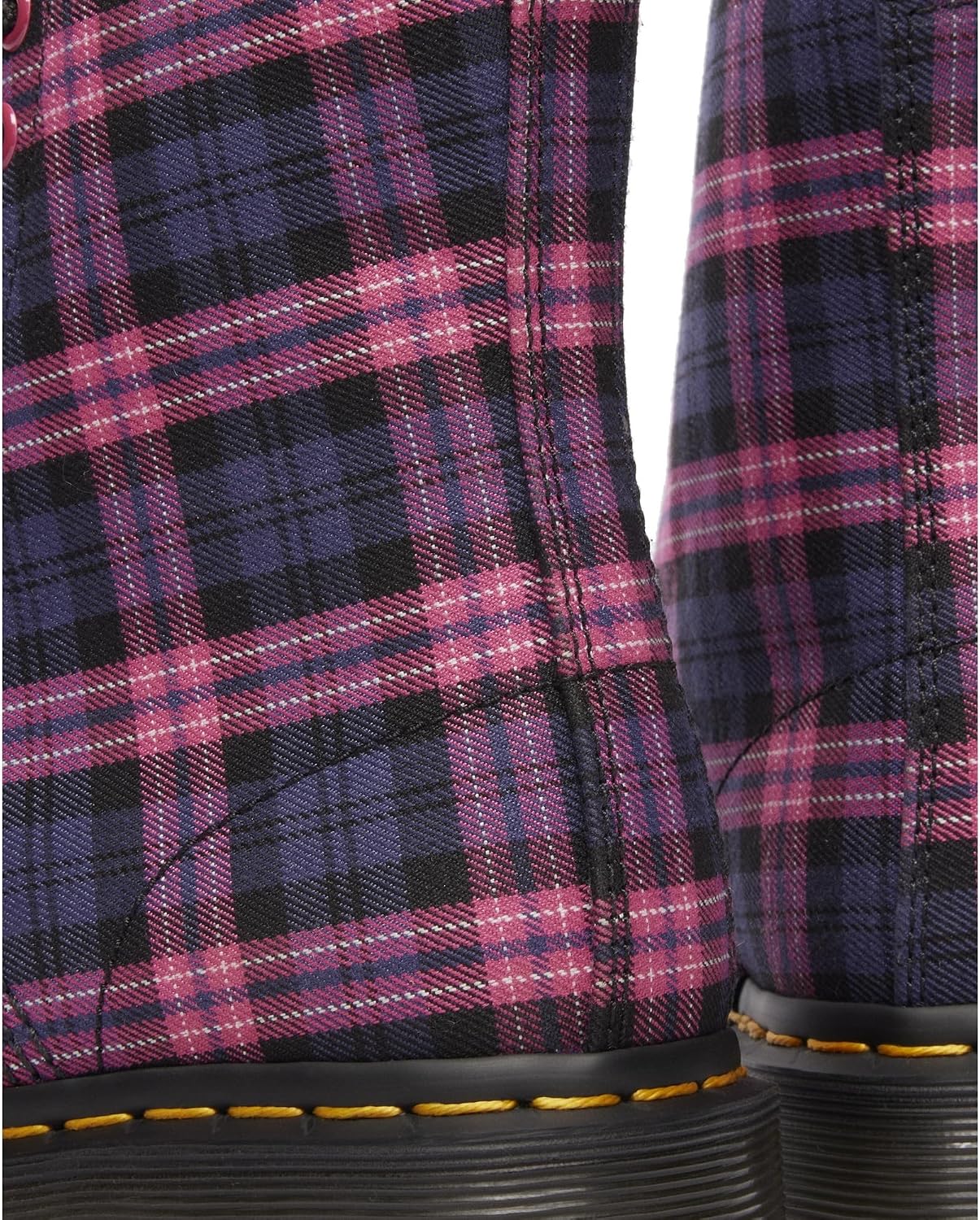 Dr. Martens Unisex 1460 Leather 8 Eye Boot Pink Multi Tartan
