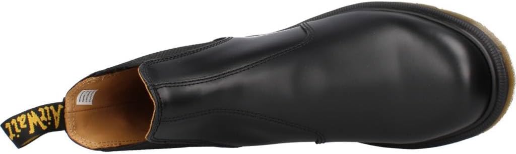 Dr. Martens Unisex 2976 Smooth Leather Chelsea Boot, Black, 6 Women5 Men