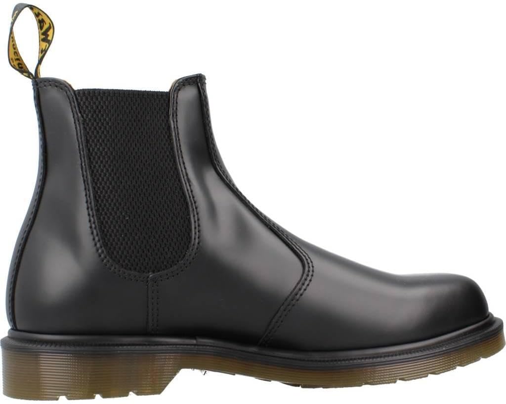 Dr. Martens Unisex 2976 Smooth Leather Chelsea Boot, Black, 6 Women5 Men