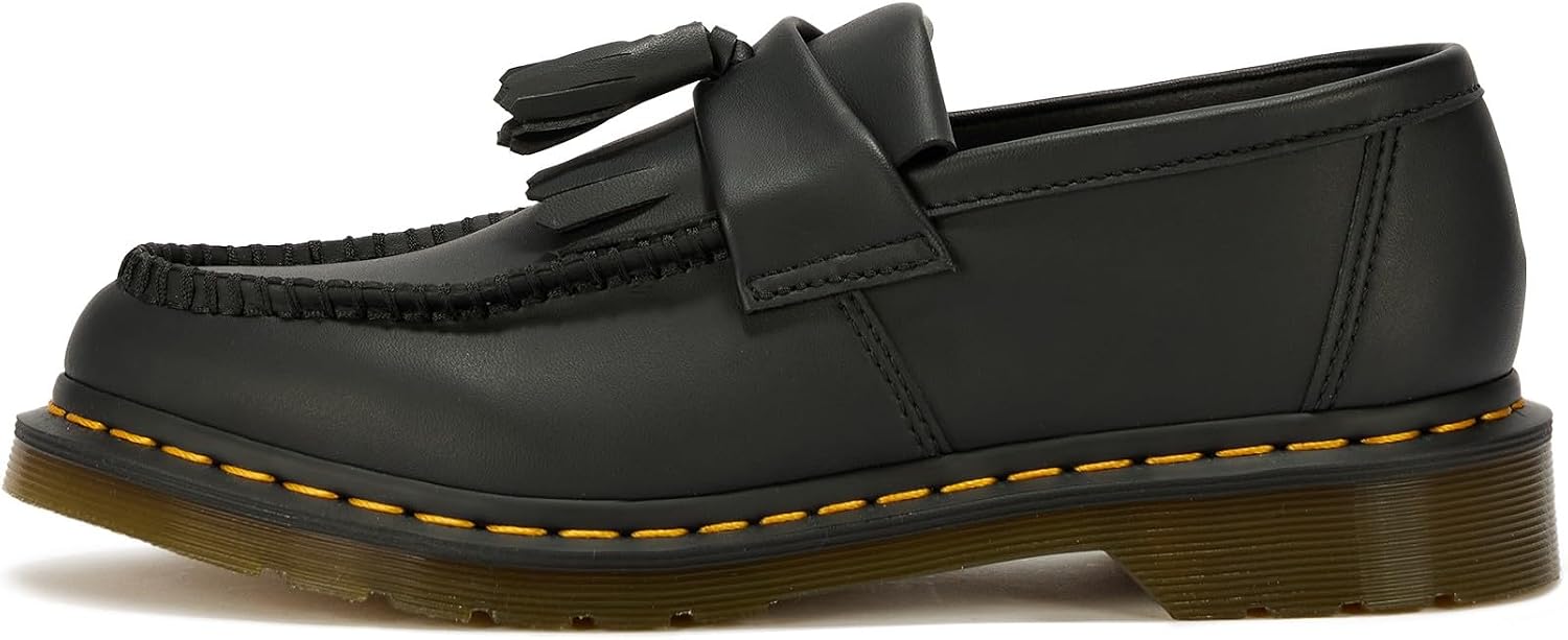 Dr. Martens Women's Vegan Adrian Black Felix Rub Off