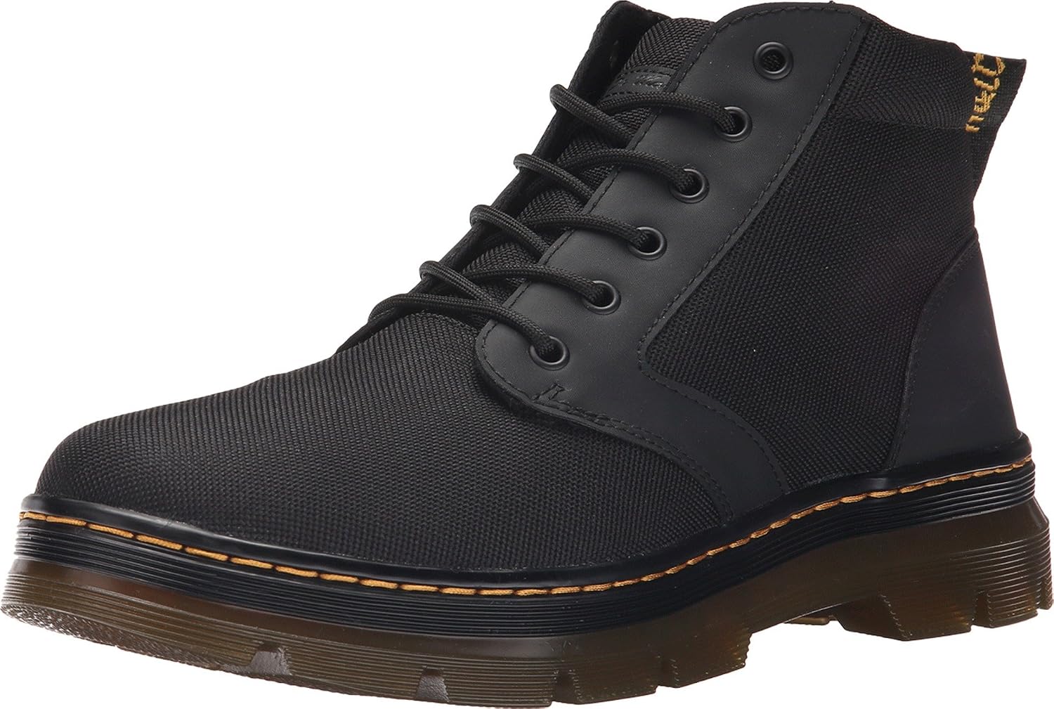 Dr. Martens Unisex Adult Bonny Nylon 6 Eye Boot Black Extra Tough Poly+rubbery