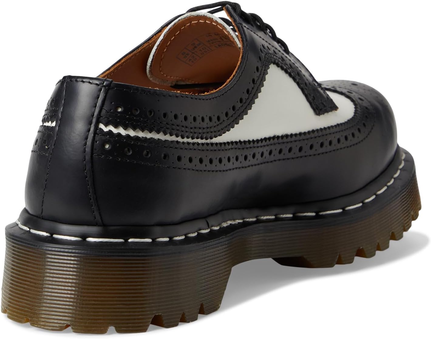 Dr. Martens Unisex 3989 Bex Brogue Shoes BlackWhite