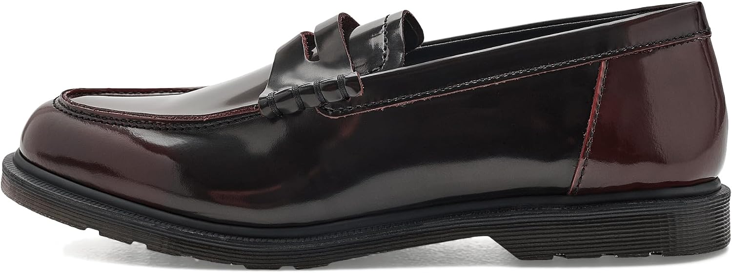 Dr. Martens Unisex-Adult Mayfare Loafers Cherry Red