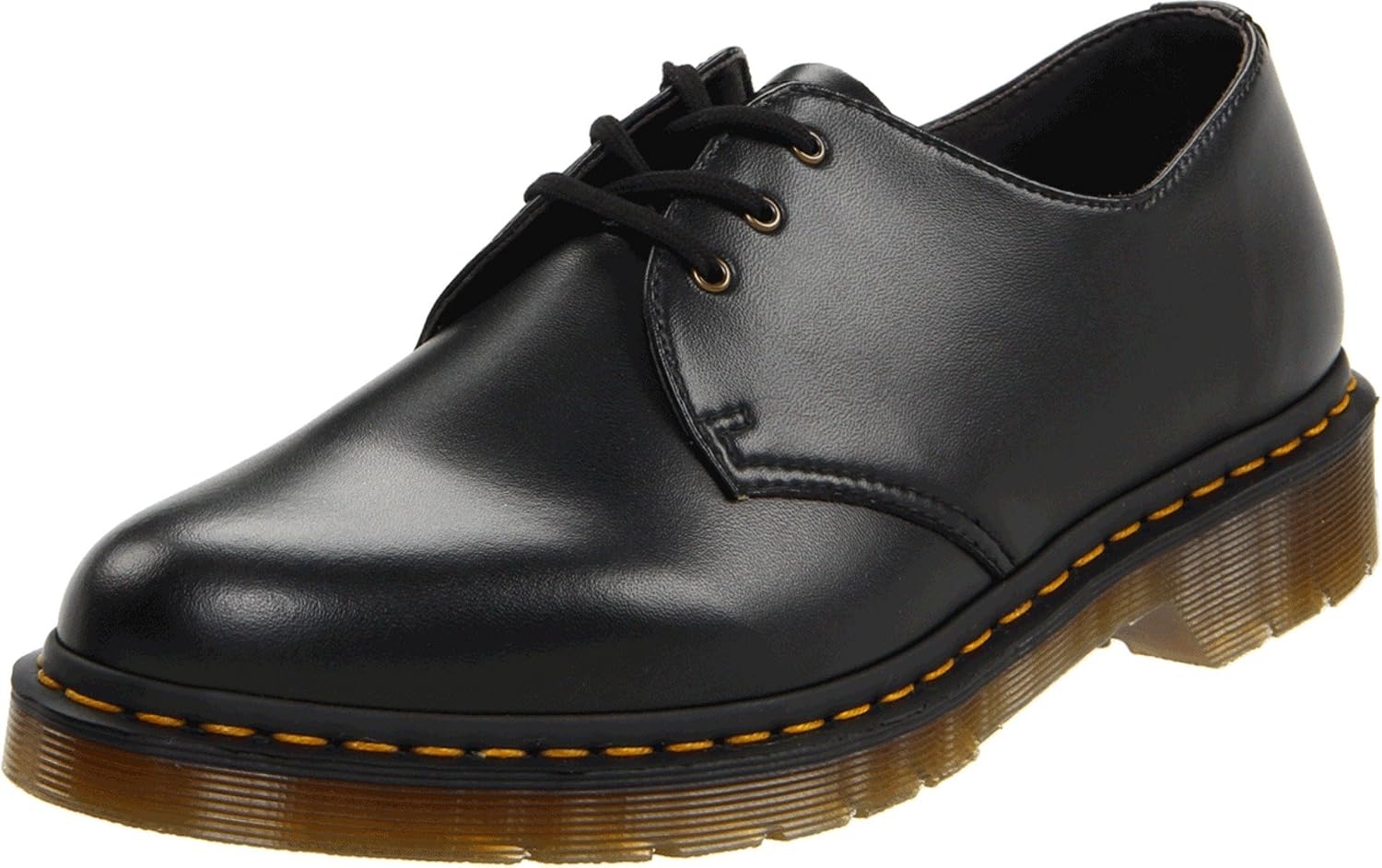 Dr. Martens Unisex Adult Vegan 1461 Black Felix Rub Off