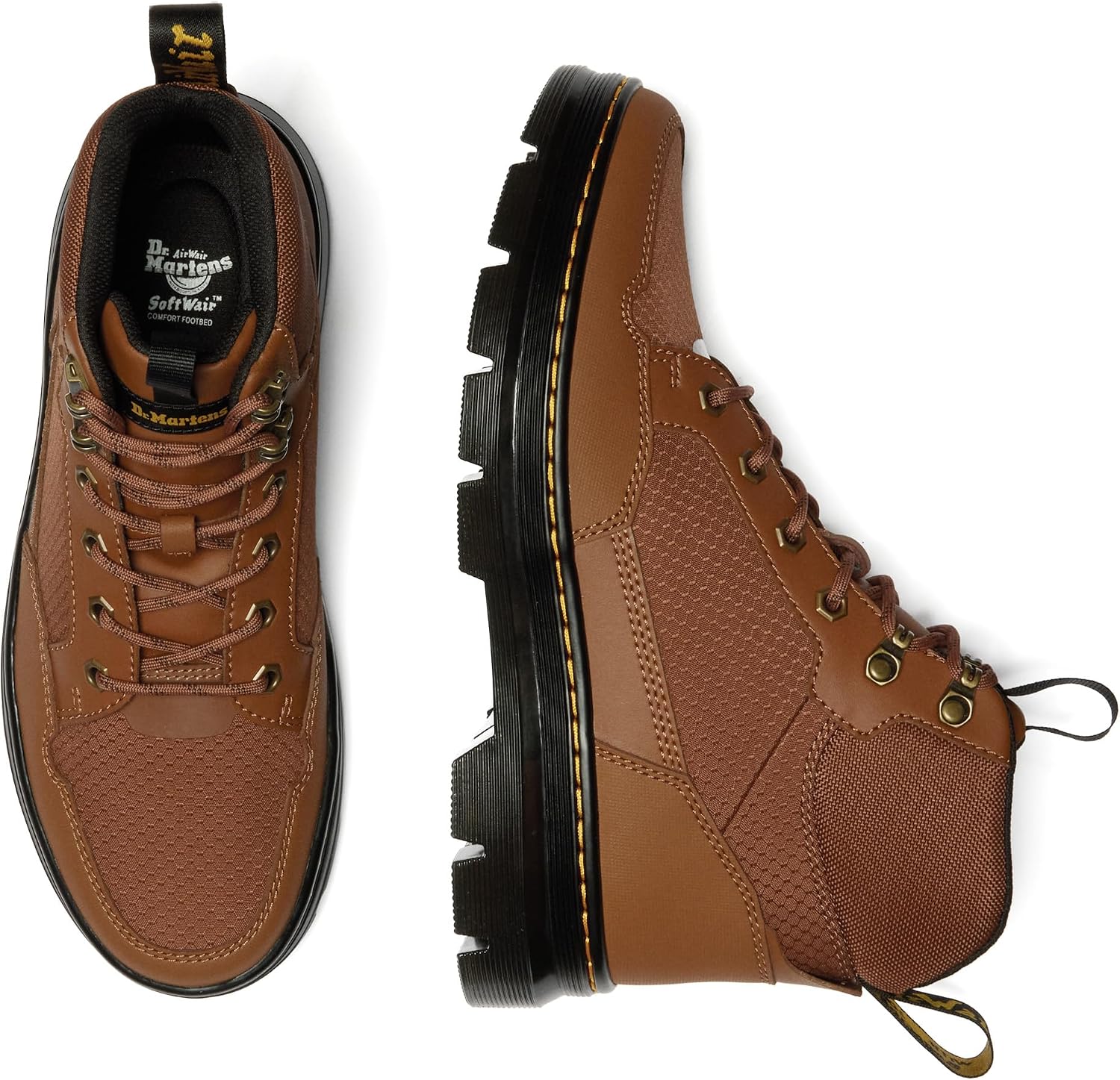 Dr. Martens unisex-adult Rakim Boot Sepia Brown Ajax