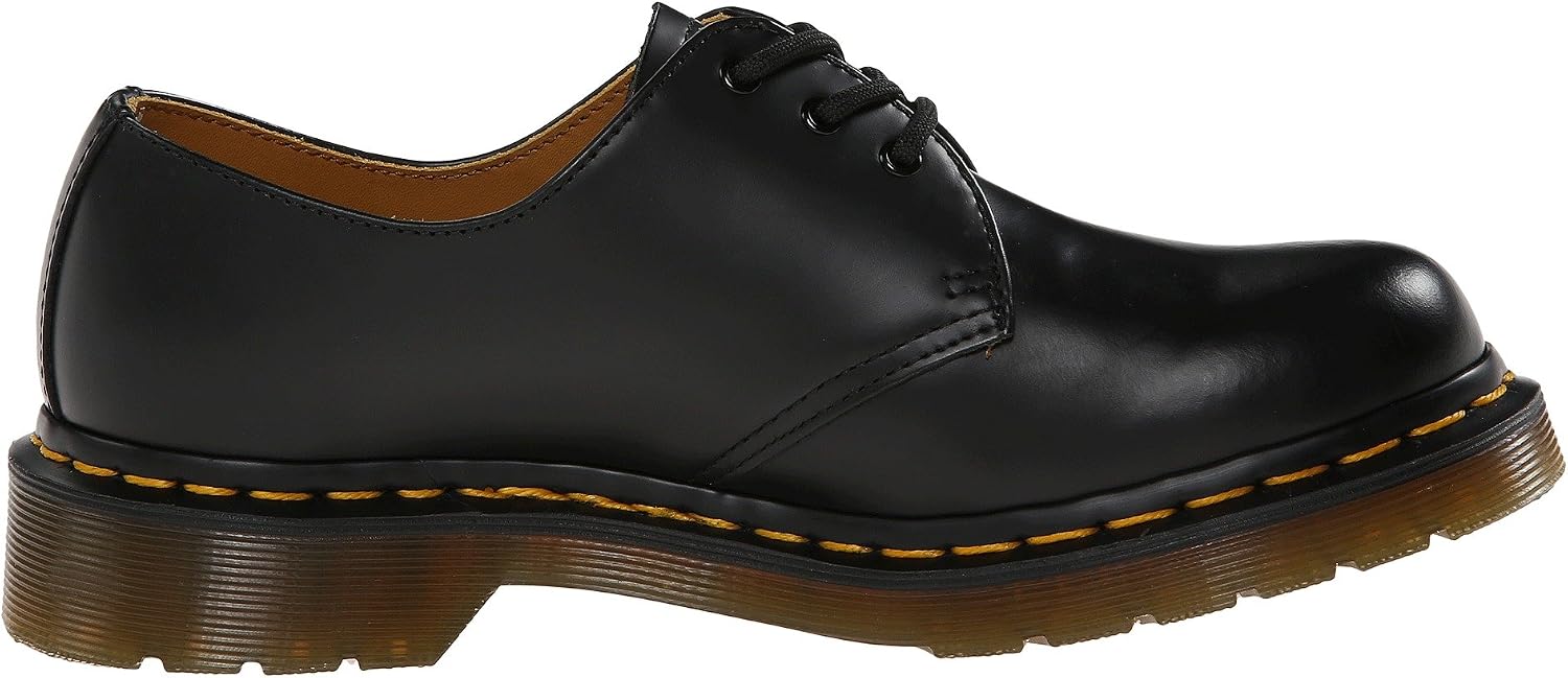 Dr. Martens Womens 1461 Slip Resistant Oxford Shoes Black