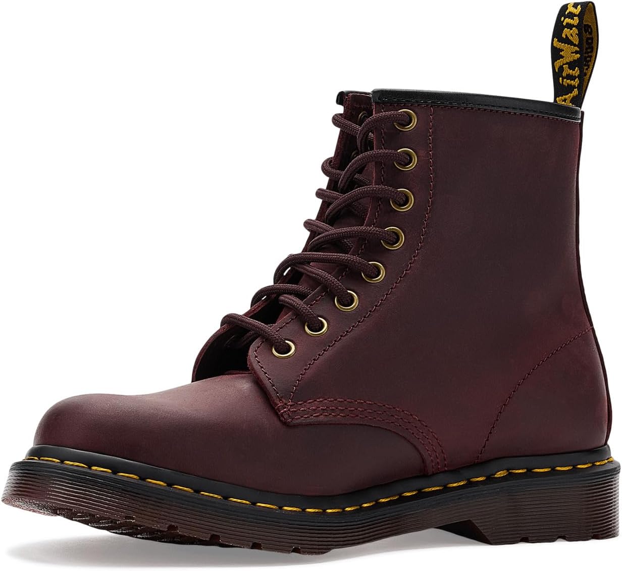 Dr. Martens unisex-adult 1460 Boots Cherry Red Crazy Horse