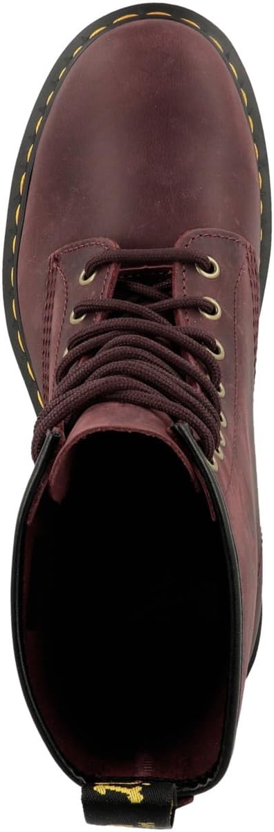 Dr. Martens unisex-adult 1460 Boots Cherry Red Crazy Horse