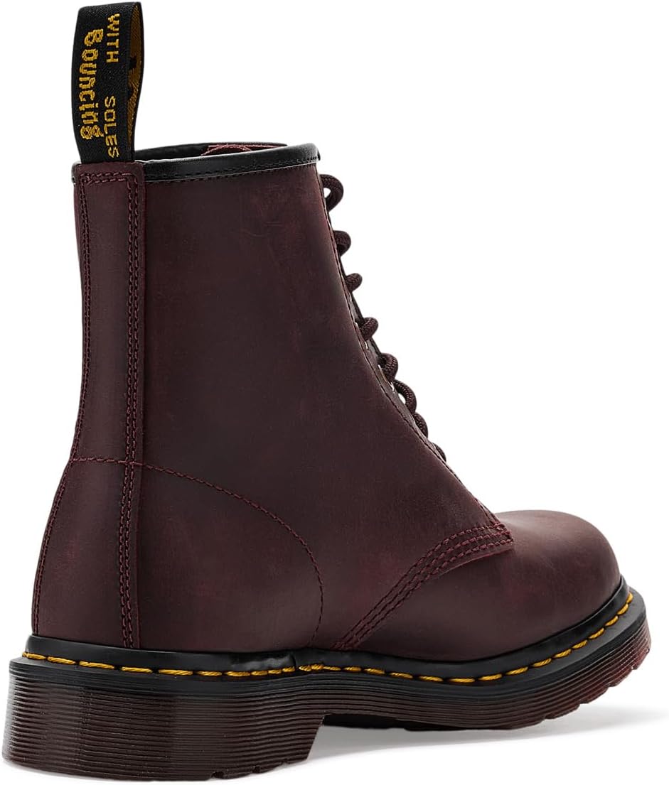 Dr. Martens unisex-adult 1460 Boots Cherry Red Crazy Horse