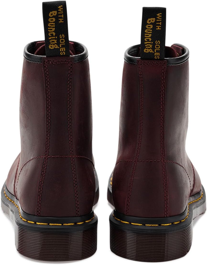 Dr. Martens unisex-adult 1460 Boots Cherry Red Crazy Horse
