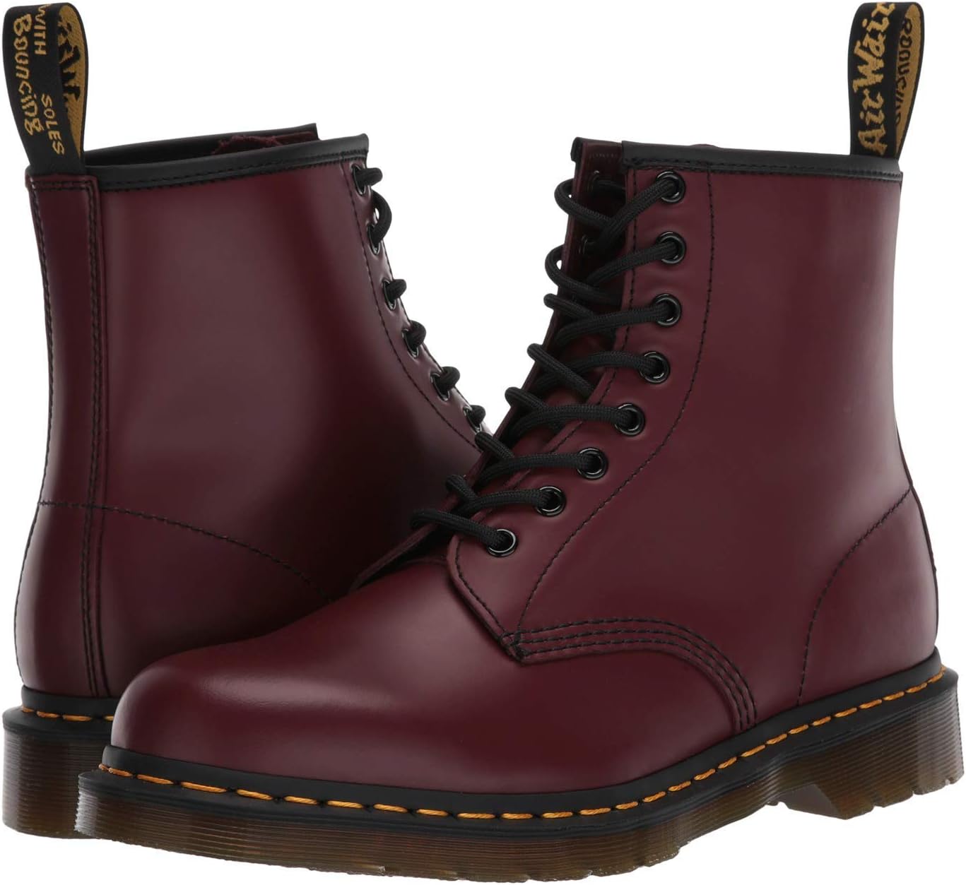 Dr. Martens Unisex Adult 1460 Smooth Leather Cherry Red Smooth
