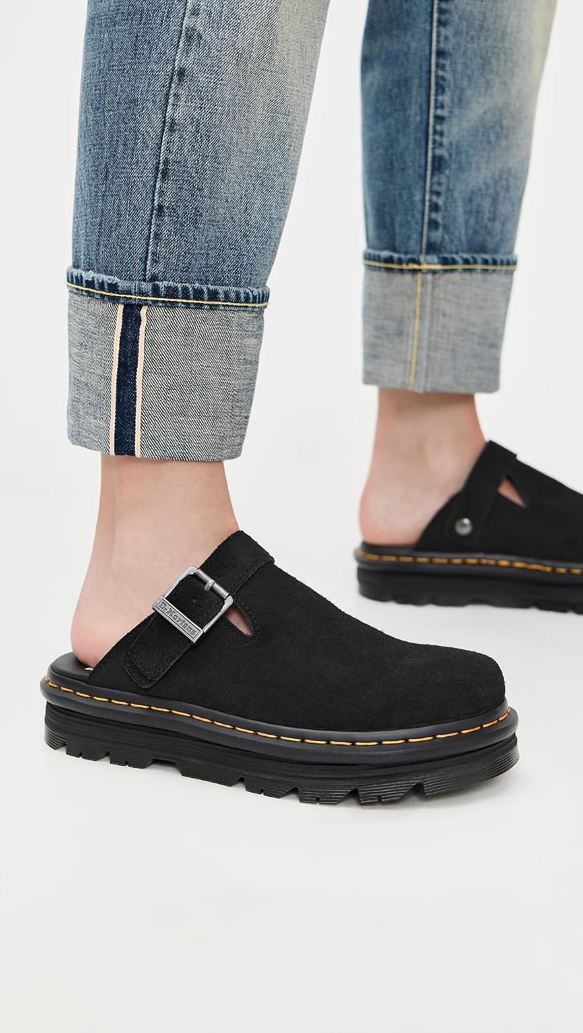 Dr. Martens Unisex Adult Zeb Zag Mule Black Eh Suede