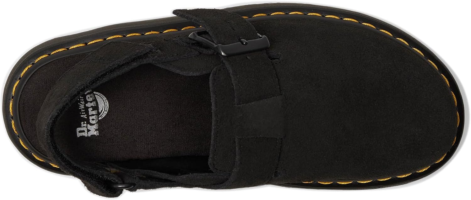 Dr. Martens Men's Jorge Ii Suede Slingback Mules Black 2