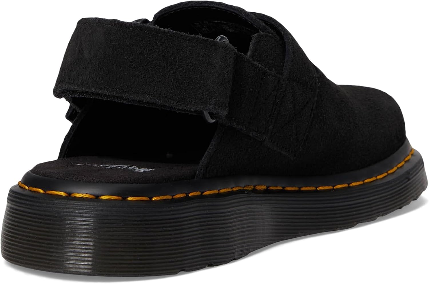 Dr. Martens Men's Jorge Ii Suede Slingback Mules Black 2