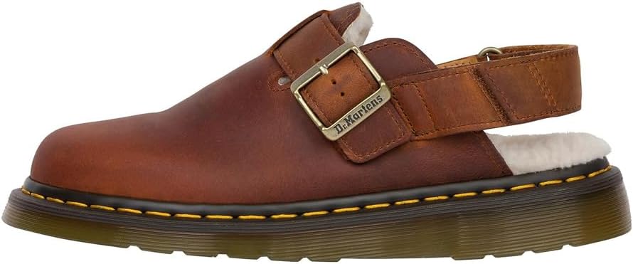 Dr. Martens Men's Jorge Ii Suede Slingback Mules Tobacco