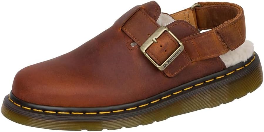 Dr. Martens Men's Jorge Ii Suede Slingback Mules Tobacco