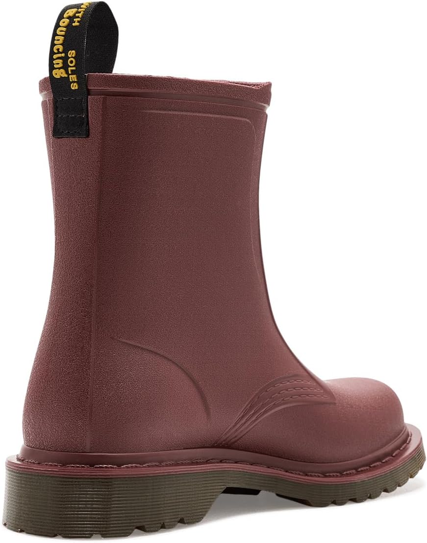 Dr. Martens, Unisex, 1460 Rain, Cherry Red, Mens, 5, Womens, 6, Medium