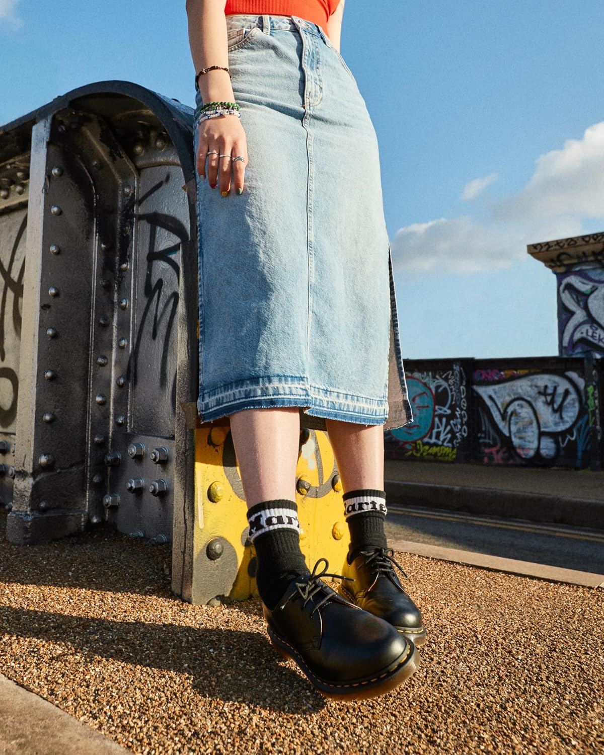 Dr. Martens Men's 1461 Ys Black Smooth