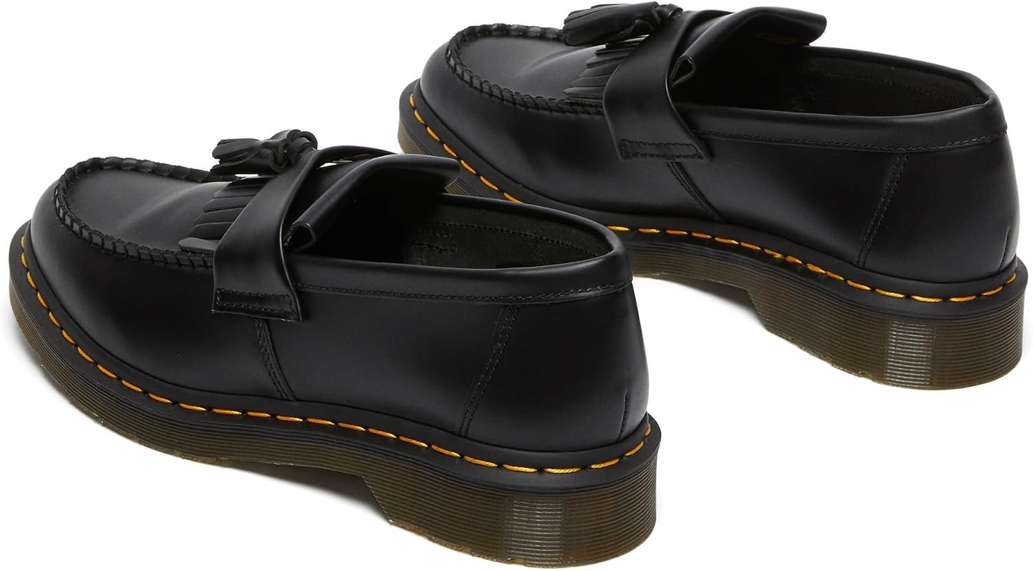 Dr. Martens Unisex Adrian Slip-On Loafer Black Smooth