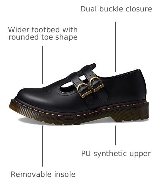 Dr. Martens Vegan 8065 Black UK 4 (US Women's 6) M