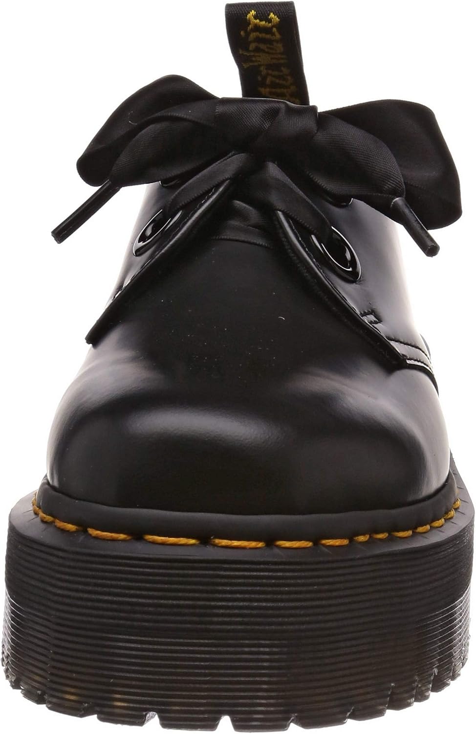 Dr. Martens Women's Holly Leather Quad Shoe Black Buttero