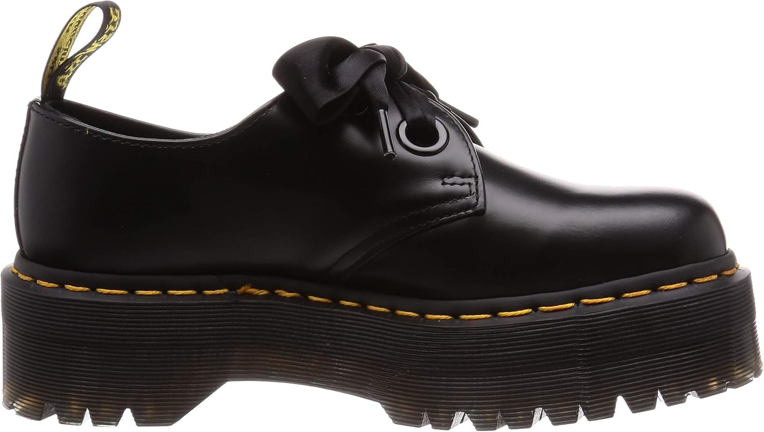 Dr. Martens Women's Holly Leather Quad Shoe Black Buttero