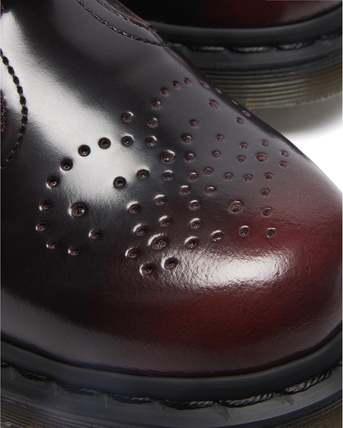 Dr. Martens Women's 8065 Mary Jane Leather Flat Shoe Cherry Red