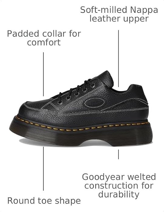 Dr. Martens Unisex-Adult Buzz 5i Shoe Black Milled Nappa
