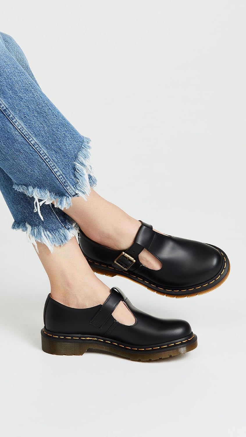 Dr. Martens Women's Polley Black Smooth